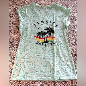 Burnout Jamaica Shirt NWOT